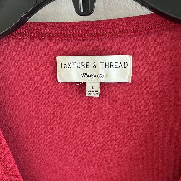 Wrap top dark red - Picture 3 of 5